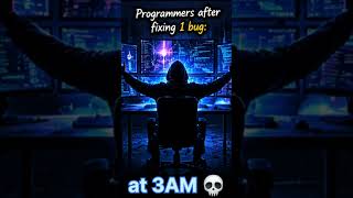 Programmers after fixing 1 bug at 3AM 💀👑