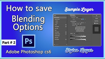 How to use Layer Styles / Blending Options in Photoshop_for Beginners | Urdu/Hindi Tutorial  (34) P2