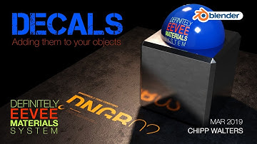 Adding Decals in Blender 2.8 and EEVEE