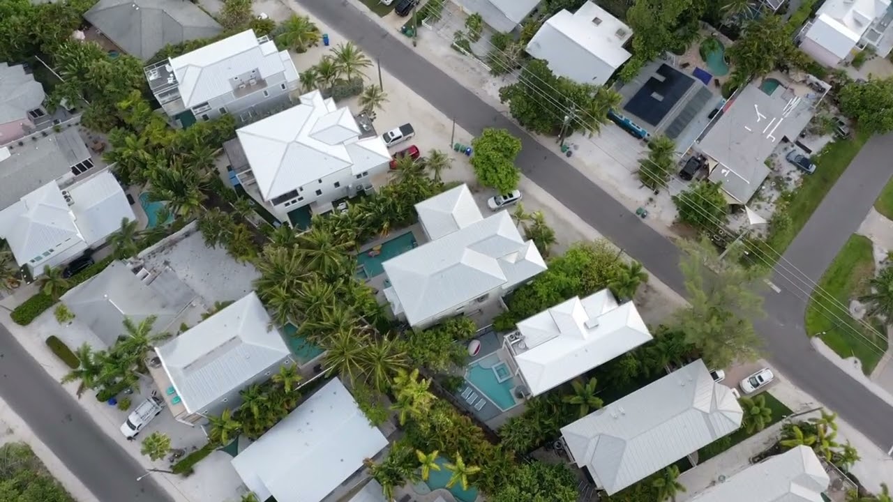 Drone shots from Anna Maria Island