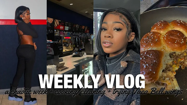 WEEKLY VLOG | A CHAOTIC WEEK..COOKING/CL...  + TAC...