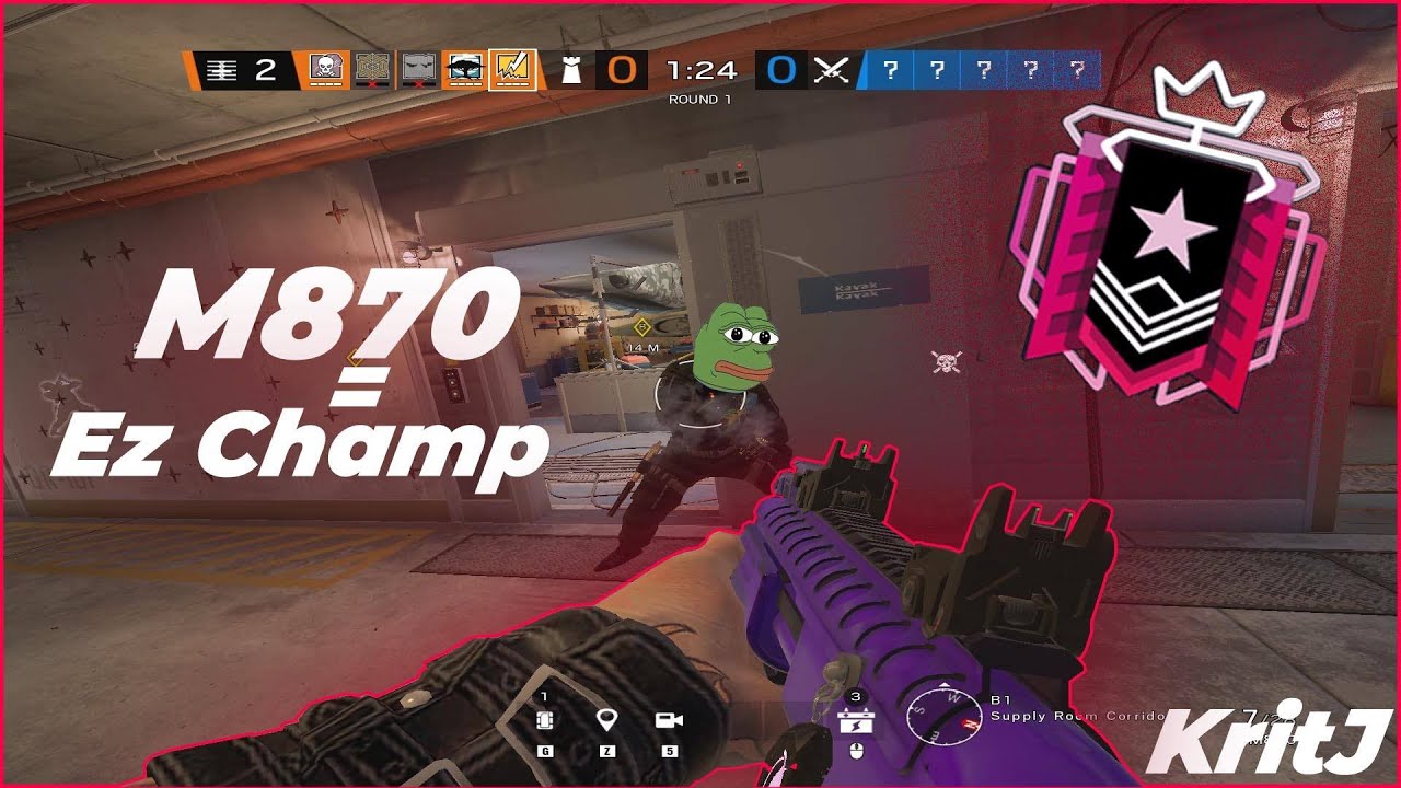 M870 = EZ Champion? - Rainbow Six Siege[ไทย] - YouTube