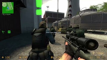 Counter Strike Source Nuke Bots #8 Only Sniper Rifles