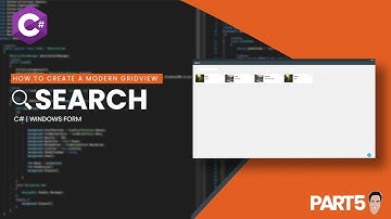 Part 5 Dynamic User Control Search | Modern Grid View | C# .NET | WINDOWS FORM