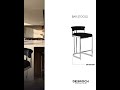 A bar stool that blends artistry with everyday luxury. #desroch #luxuryliving