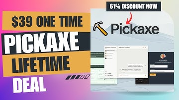 🔰💥🔰Pickaxe Lifetime Deal | Monetize Your AI Creations in Minutes || $39 Lifetime Deal | 61% Now