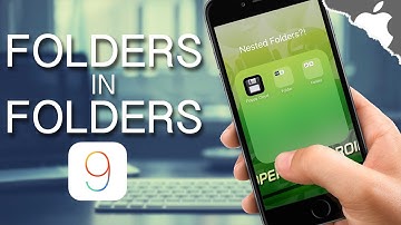 How To Get Nested Folders on your iOS 9 Device! (NO JAILBREAK) (NO COMPUTER) iPhone iPad iPod