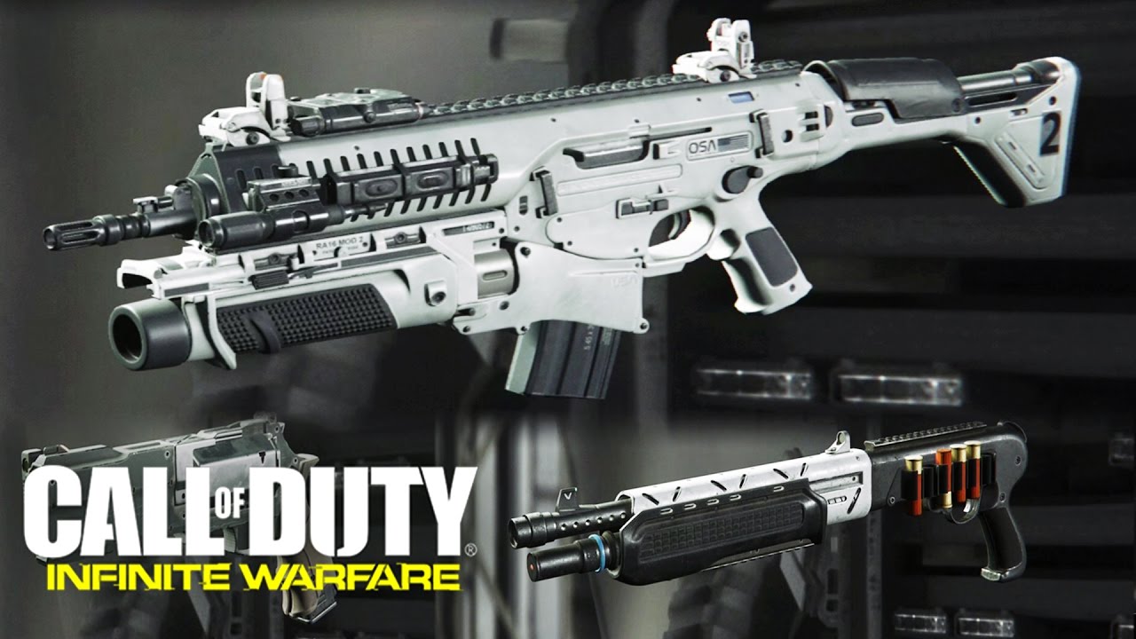 Call of Duty Infinite Warfare - All Weapons, Camos, Perks (Firing Range) SH...