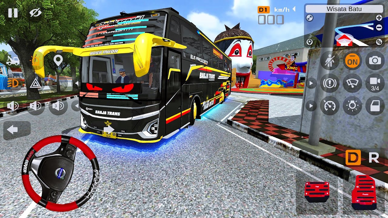 Bus Pariwisata Reinkarnasi Bagja Trans Bawa Bocil Telolet Liburan Sekolah Ke Jawa Timur Park