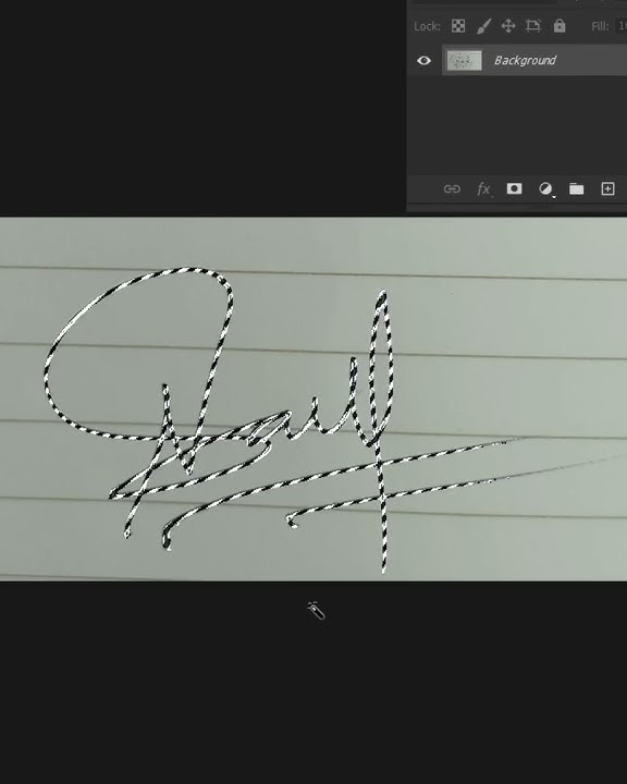 Digital Signature - Short Photoshop tutorial