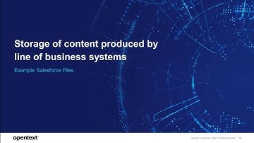 OpenText Extended ECM Use Case Video: Business Role Hub Document Management
