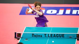 成本綾海 vs 木原美悠 京都カグヤライズ vs 木下アビエル神奈川 京都ホーム開催ふりかえり 2022年12月25日 向日市民体育館【卓球 Tリーグ公式】