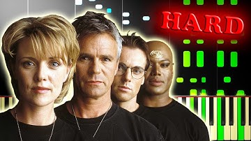 STARGATE SG-1 THEME SONG - Piano Tutorial