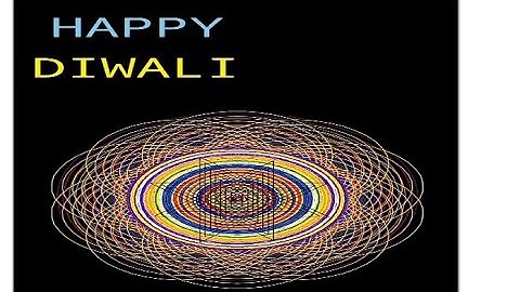 Happy Diwali using Python Turtle Module