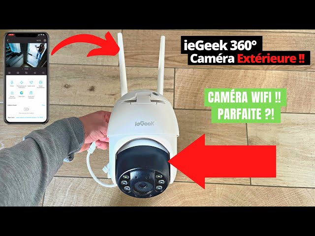 2K Upgrade) ieGeek Caméra Surveillance extérieur WiFi sans Fil