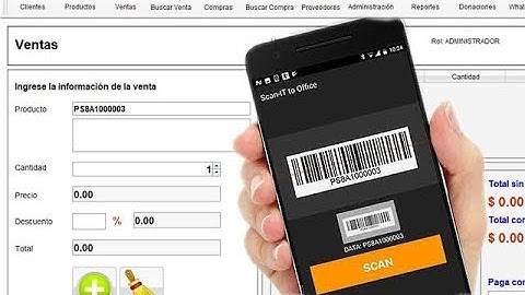 Usar celular como lector de código de barras y enviar al PC con BARCODE2WIN