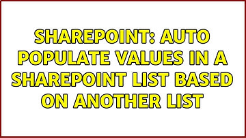 Sharepoint: Auto populate values in a sharepoint list based on another list (2 Solutions!!)