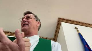 Missionary Stephen Oliver at St Paul Wapello, Iowa