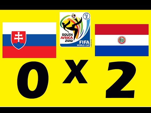 ESLOVÁQUIA 0x2 PARAGUAI | COPA DO MUNDO 2010 | GRUPO F | 2ª RODADA | MELHORES MOMENTOS