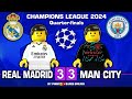 Real Madrid vs Man City 3-3 • Champions League 2024 • All Goals & Highlights in Lego Football