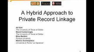 A Hybrid Approach to Private Record Linkage