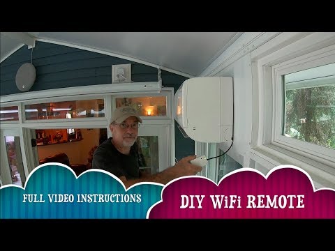 HOW TO INSTALL THE PAC-USWHS002-WF-1 WIRELESS REMOTE ON MITSUBISHI SPLIT AIRCON