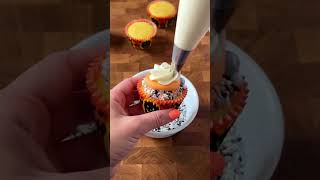 Super simple halloween cupcakes #shorts