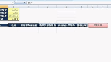 03_保險費計算程式說明(EXCEL VBA自動化 吳老師)