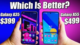 Samsung Galaxy A35 5G vs Galaxy A55 5G!  Which Is Better???