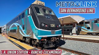 Riding Metrolink's San Bernardino Line | L.A. Union Station  Rancho Cucamonga