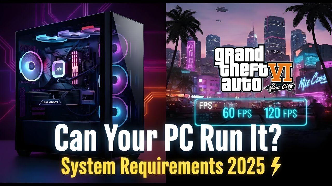 GTA 6 PC Revealed Can Your PC Run GTA 6 Minimum 