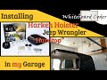 Installing Harken Hoister Jeep Wrangler Hardtop in my Garage