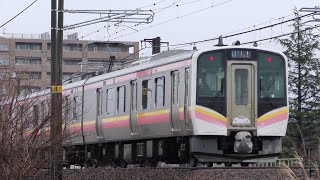 E129系B8+A7編成【4K】信越本線下り普通441M