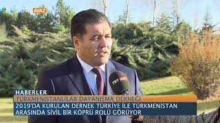 Turkmenistan, Türkmenistanlylar Raýdaşlyk Jemgyýeti TRT Awaza reportaž berdi.