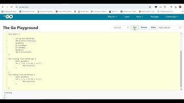Printing even odd number in sequence using 2 go routine in Golang