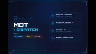 FiveForge – Police MDT + Dispatch | QB & ESX