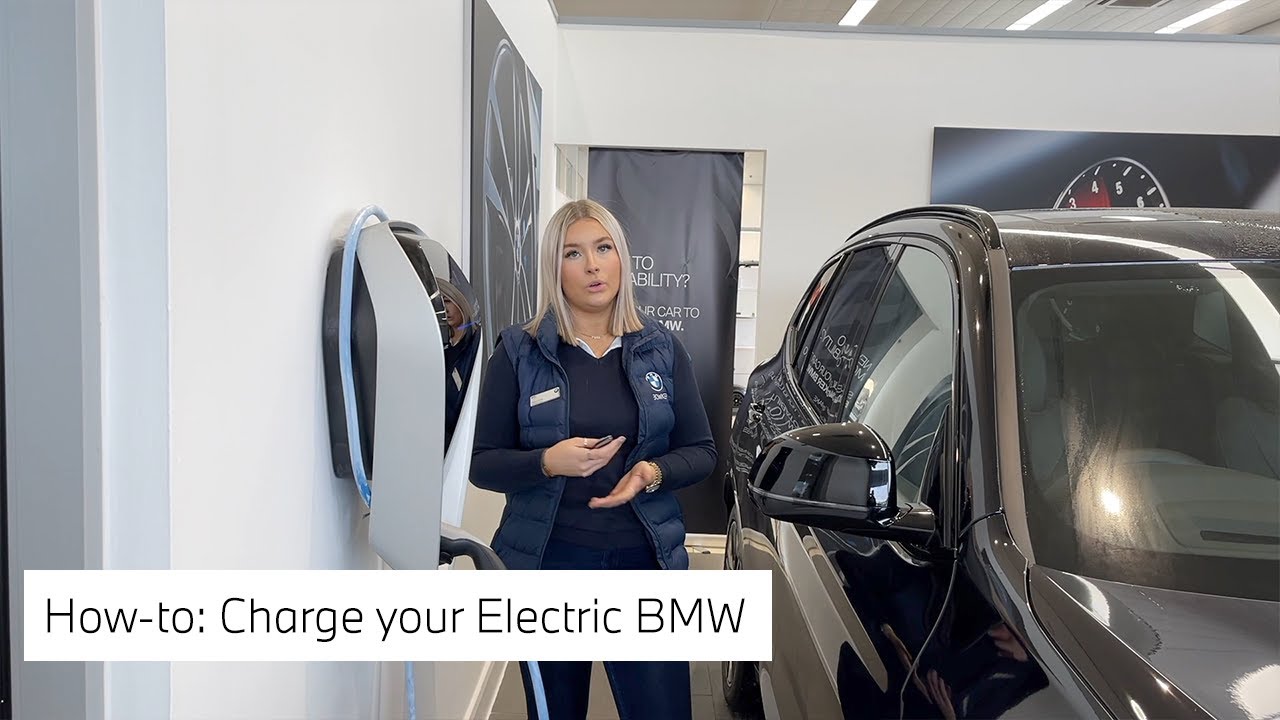 How to charge your Electric BMW - YouTube