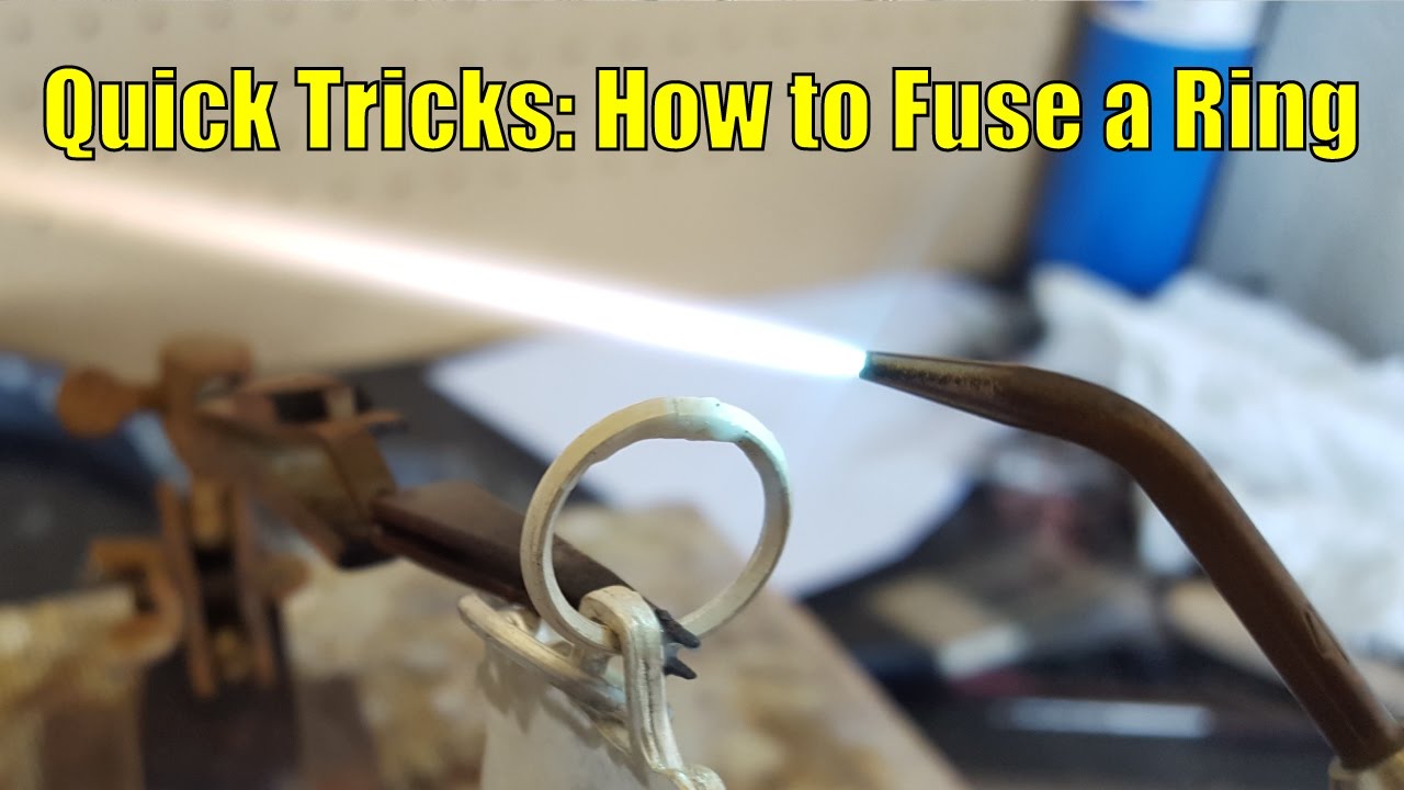 How to fuse a ring without solder - Quick Tricks 