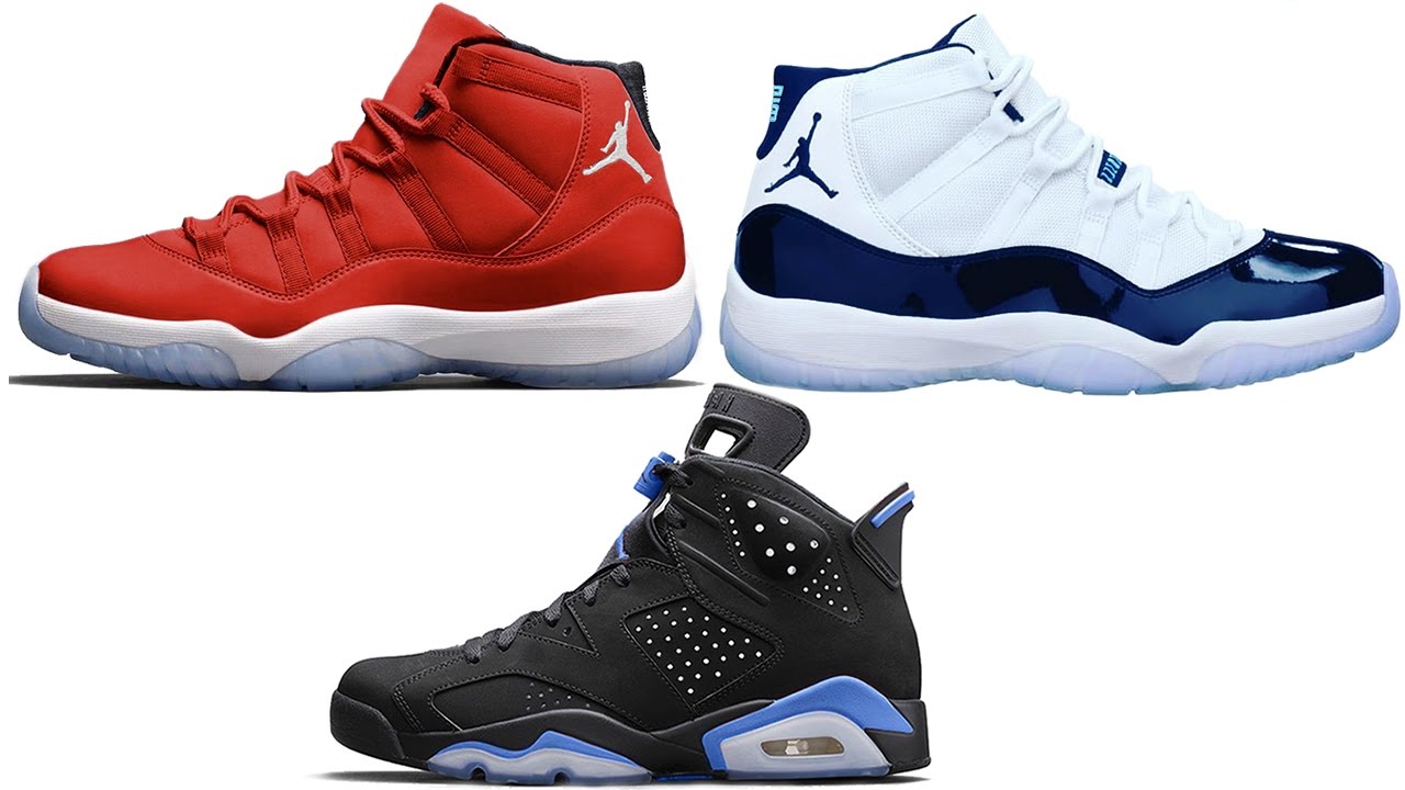 jordan 11 blue and red