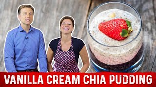Keto Vanilla Chia Pudding by Dr. Berg