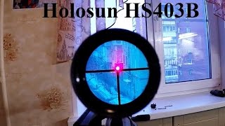 особенность коллиматорного прицела Holosun HS403B