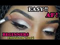 Beginners Eyeshadow Tutorial | Neutral Cut Crease | Makeup for Black Women