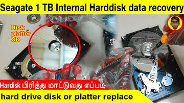Seagate 1 TB Internal Hard Drive 3.5 | hardisk platter change | data recovery tamil | Yaru Da Suresh