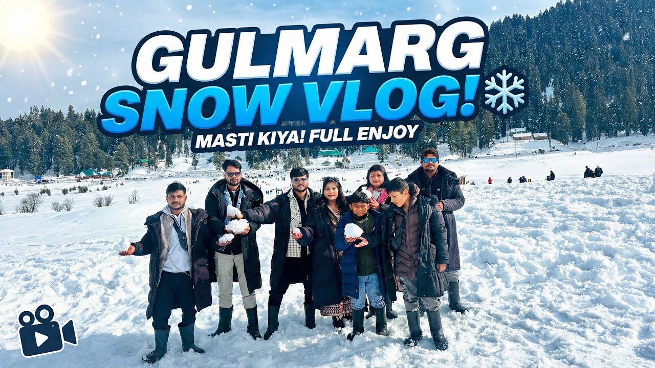 Aj ham log gye  Gulmarg | MASTI ENJOY |#kashmir #gulmarg #vlog @ChandaMohit7vlogs 