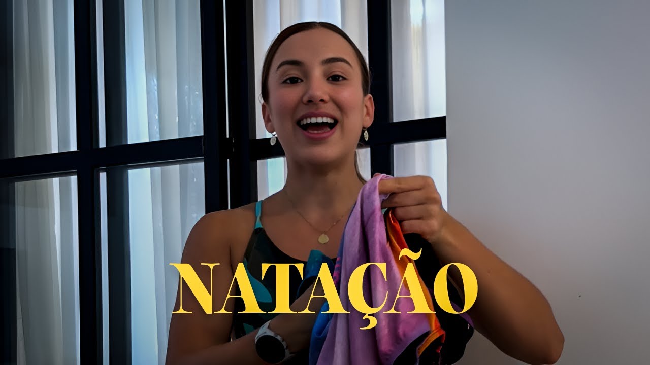 Meu treino de natação + papo sobre incentivo de amigos