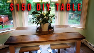 $150 DIY Farmhouse Table That Anyone Can Build! by So We Bought a House . . . 902 views 1 year ago 12 minutes, 22 seconds
