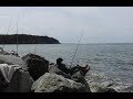 Halibut Fishing From Shore (Alaska)