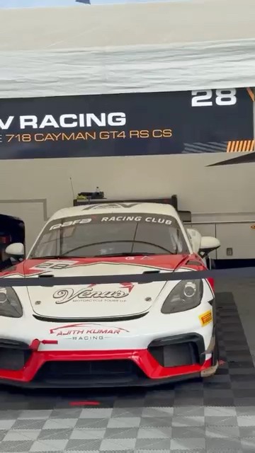 Ajith’s Racing car | Porsche | Car Race | GT4 | Circuit | Europe # ...