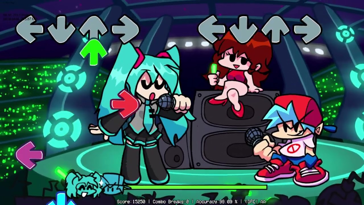 FNF - [ Miku Mod ] - Popipo ﴾ Hard FC ﴿ *COPYRIGHTED*