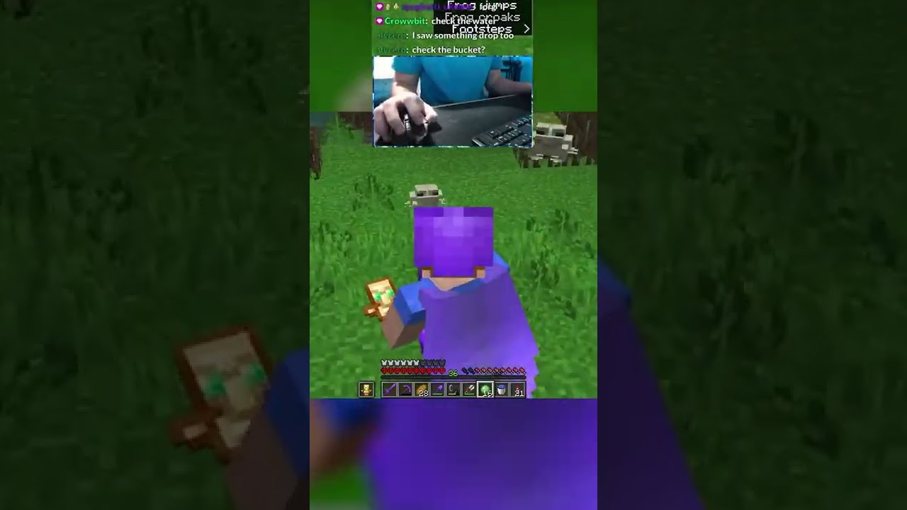 Streamer finds Minecraft HARDCORE FROG GLITCH (1.19 UPDATE) 😱😱🐸🤖⚡